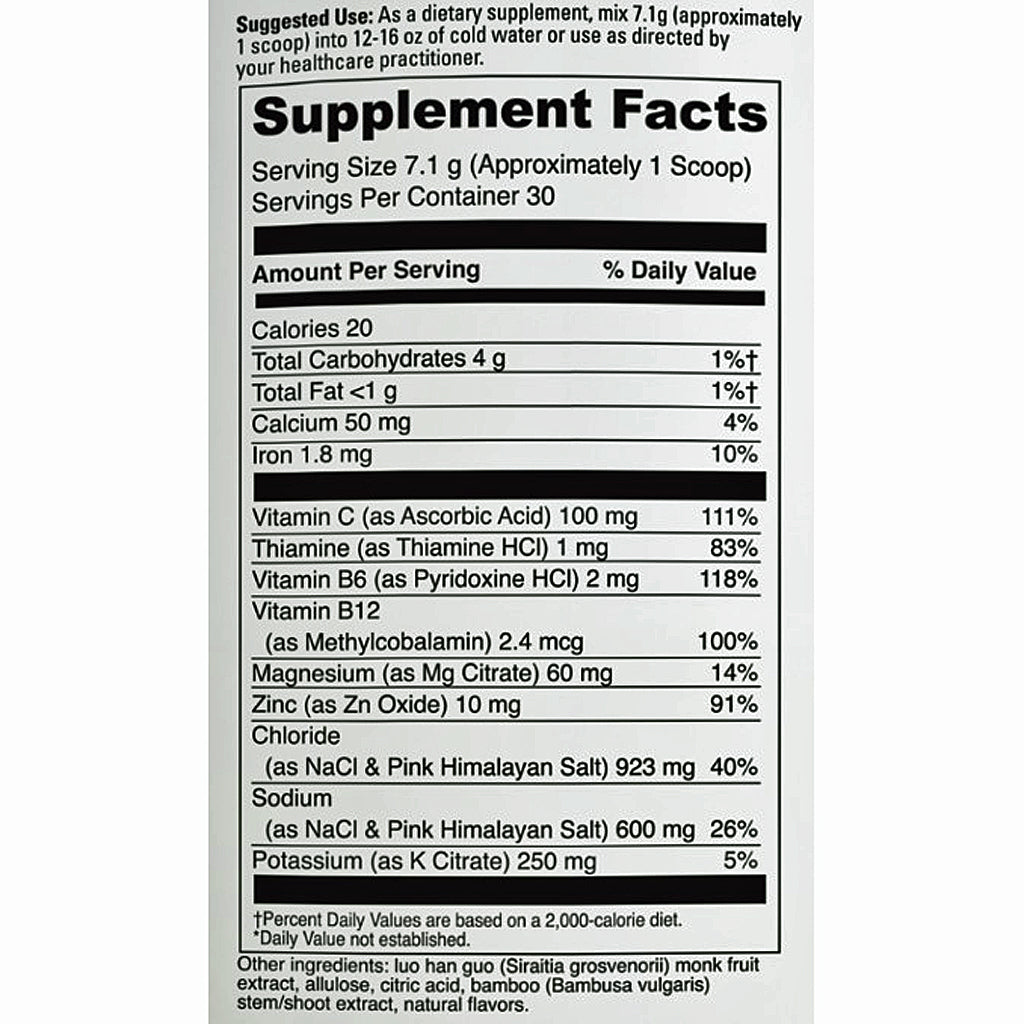 DaVinci Laboratories Electrolyte Drink Mix 30 servings/213G (7.51oz)