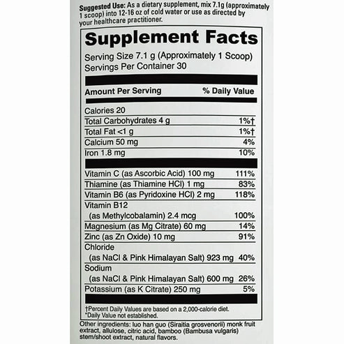 DaVinci Laboratories Electrolyte Drink Mix 30 servings/213G (7.51oz)