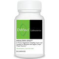 DaVinci Laboratories Healthy Eyes supplement bottle on a white background