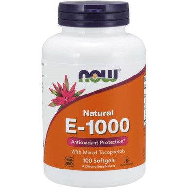 NOW E-1000 w/Mixed Tocopherols 100sg