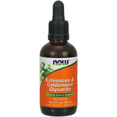 NOW Echinacea & Goldenseal Glycerite 2 oz.
