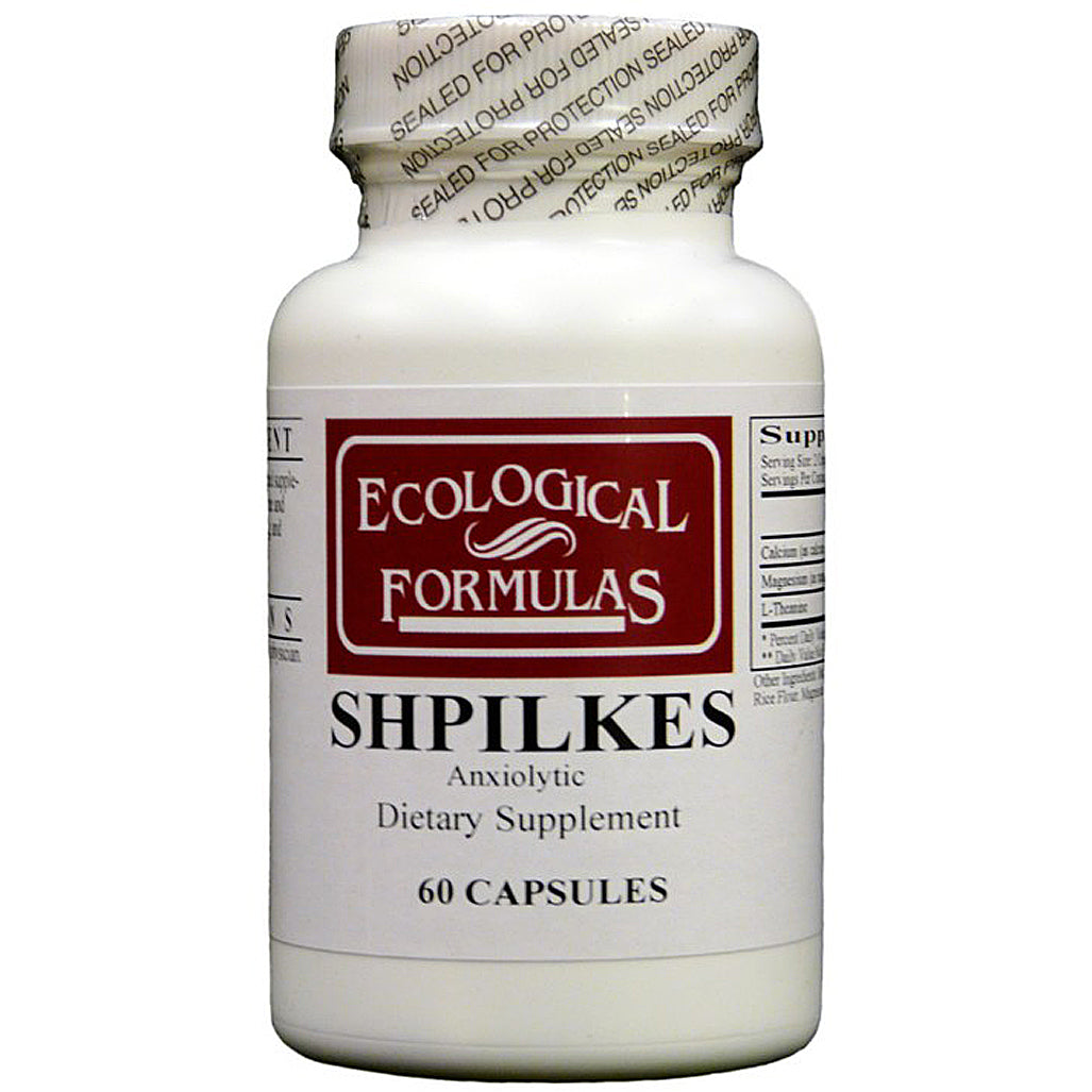 Bottle of Ecological Formulas Shilpkas dietary supplement on a white background