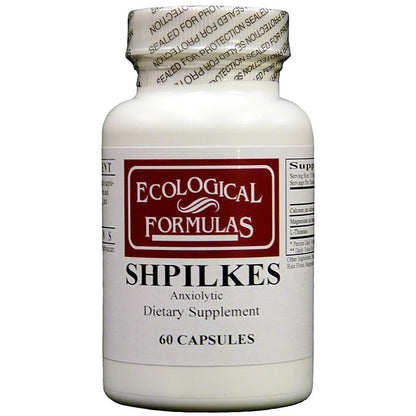 Bottle of Ecological Formulas Shilpkas dietary supplement on a white background