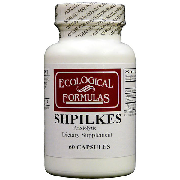 Bottle of Ecological Formulas Shilpkas dietary supplement on a white background