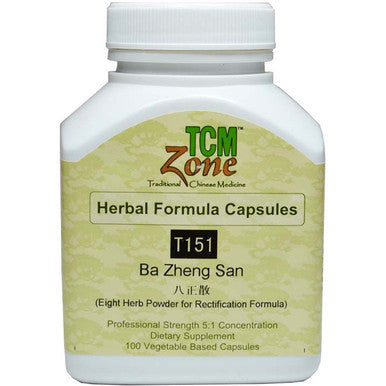 TCM Eight Herb Powder for Rectification Formula - T151C Ba Zheng San 100vc