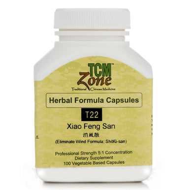 TCM Eliminate Wind Formula - T22C Xiao Feng San 100vc