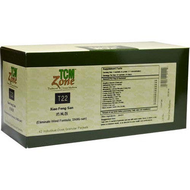 TCM Eliminate Wind Formula - T22G Xiao Feng San 42Pkts