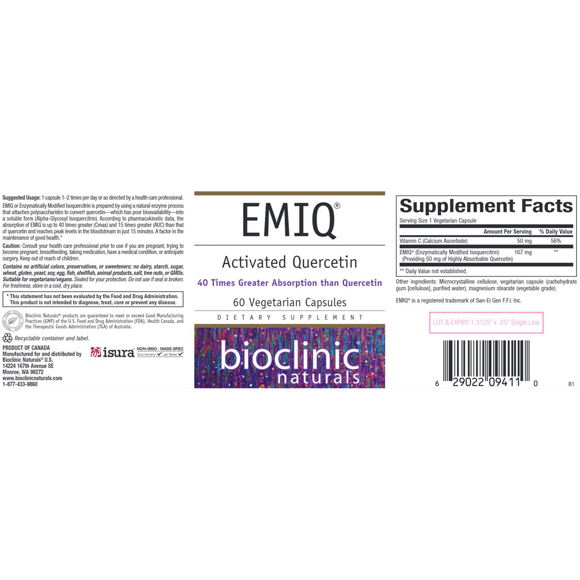 Bioclinic Naturals EMIQ 60vc