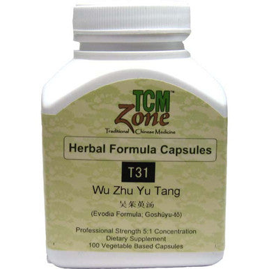 TCM Evodia Formula - T31C Wu Zhu Yu Tang 100vc