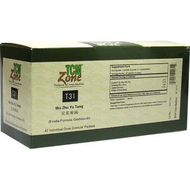 TCM Evodia Formula - T31G Wu Zhu Yu Tang 42pkts