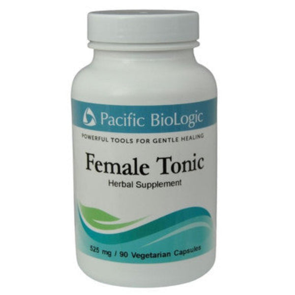 Pacific Biologic Female Tonic herbal supplement bottle on a white background
