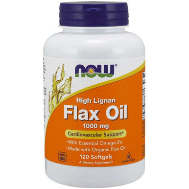 NOW Flax Seed Oil 1000mg 120vsg