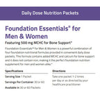 NuMedica Foundation Essentials for Men+Women 60pks