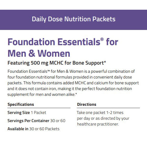 NuMedica Foundation Essentials for Men+Women 60pks