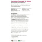 NuMedica Foundation Essentials for Women 60pks