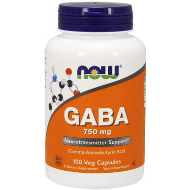 NOW GABA 750mg 100vc