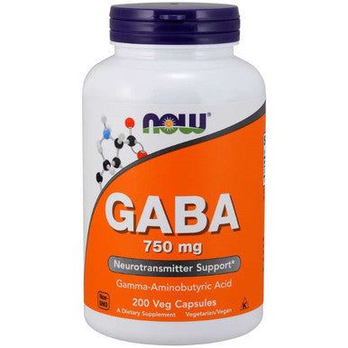 NOW GABA 750mg 200vc