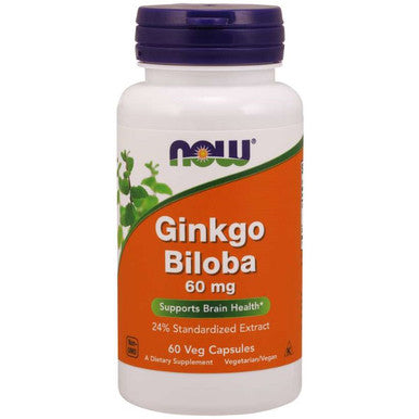 NOW Ginkgo Biloba 60mg 60vc