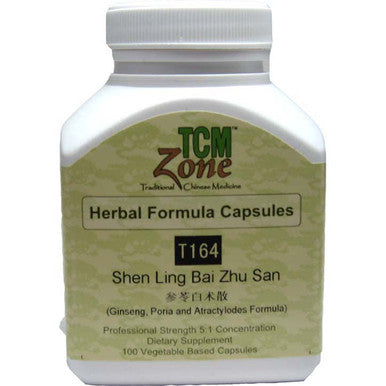 TCM Ginseng, Poria and Atractylodes Formula - T164C Shen Ling Bai Zhu San 100vc