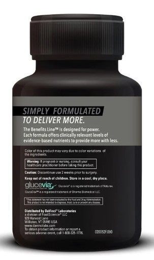 DaVinci Laboratories Gluco Benefits 90c