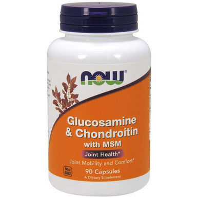 NOW Glucosamine & Chondroitin with MSM 90c
