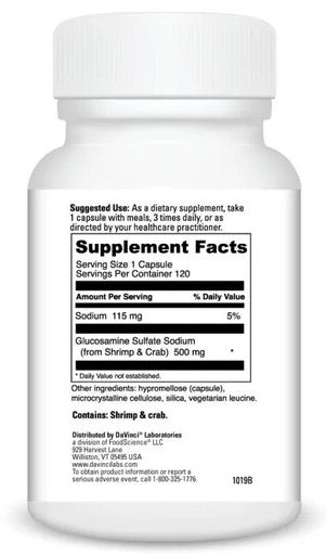 DaVinci Laboratories Glucosamine Sulfate 120c