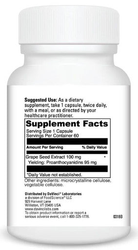 DaVinci Laboratories Grape Seed-100 60c