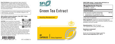 SFI Health Green Tea Extract 60c
