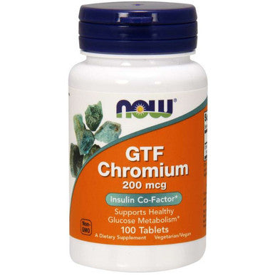 NOW GTF Chromium 200mcg 100t