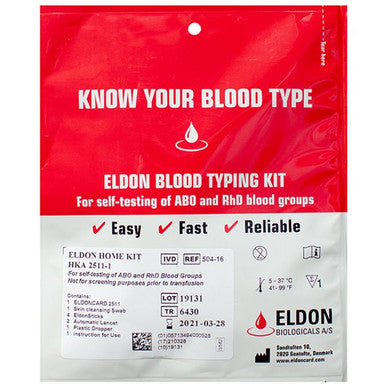 D'Adamo Personalized Nutrition Home Blood Type Testing Kit