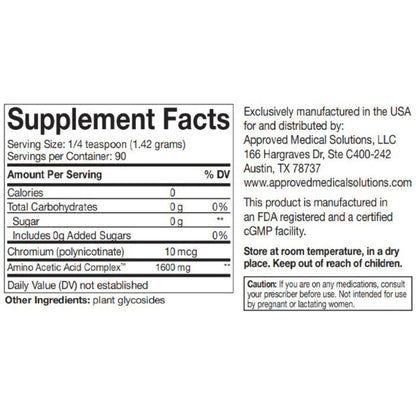 Hunger GLP-1, supplement facts, ingredients, Approved Medical Solutions, weight managenment, carb cravings control