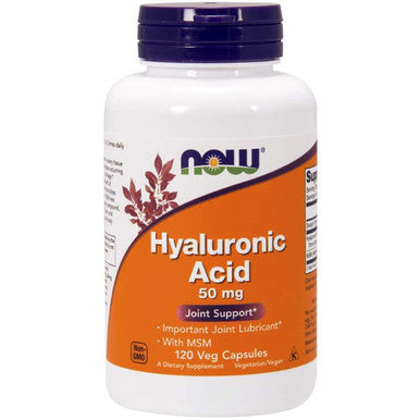 NOW Hyaluronic Acid with MSM 120vc