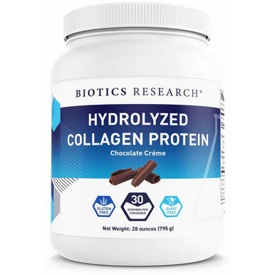Biotics Research Hydrolyzed Collagen Protein Chocolate 28 oz. (795g)