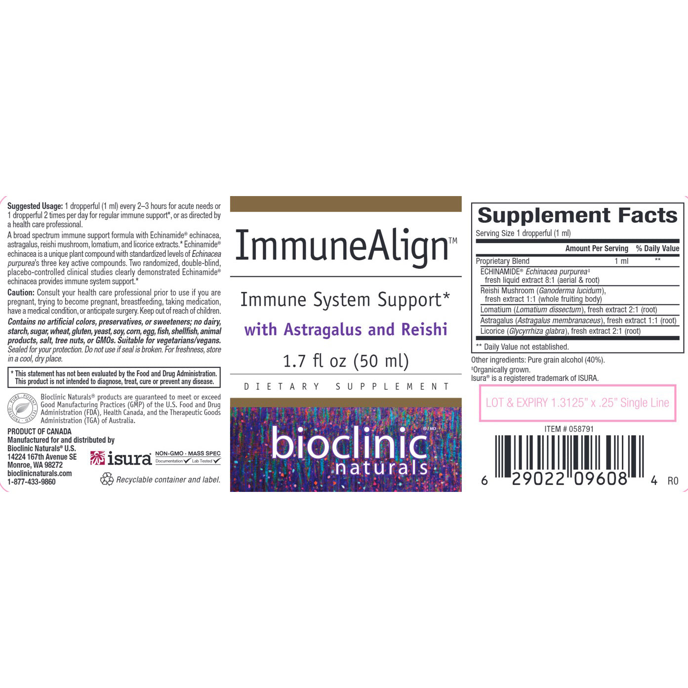Bioclinic Naturals ImmuneAlign 1.7 oz (50ml)