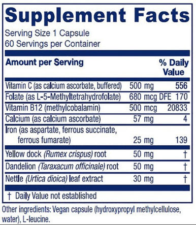 Vitanica Iron Extra 60 vegan capsules