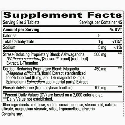 A close-up of a black-and-white Supplement Facts label showing nutrition facts and ingredient details for a dietary supplement.