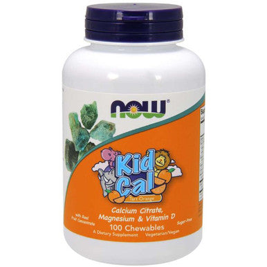 NOW Kid Cal Chewable 100 lozenges