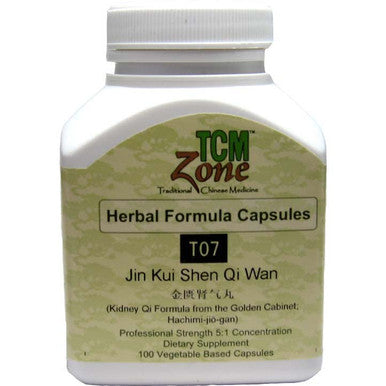 TCM Kidney Qi Formula from the Golden Cabinet - T07C Jin Gui Shen Qi Wan 100vc