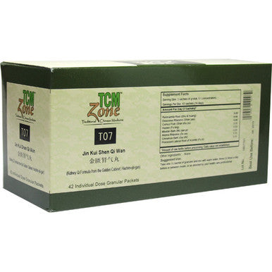 TCM Kidney Qi Formula from the Golden Cabinet - T07G Jin Gui Shen Qi Wan 42pkts