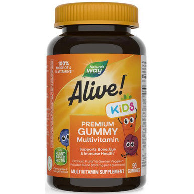 Natures Way Alive! Premium Kids Gummy Multivitamin 90 Gummies