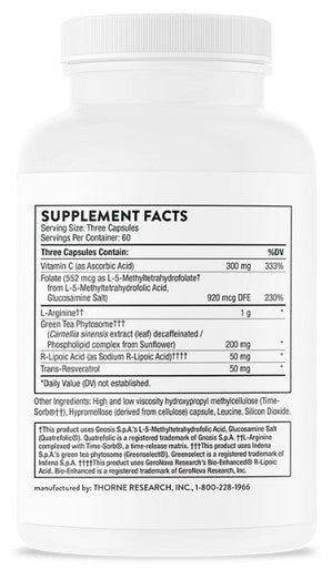 Thorne L-Arginine Plus 180c