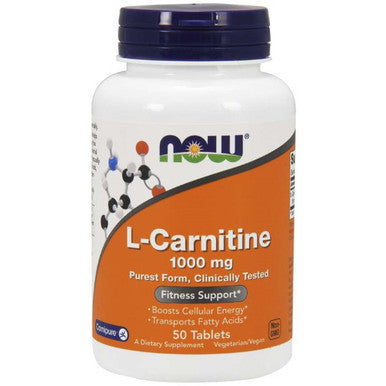 NOW L-Carnitine 1000mg 50t