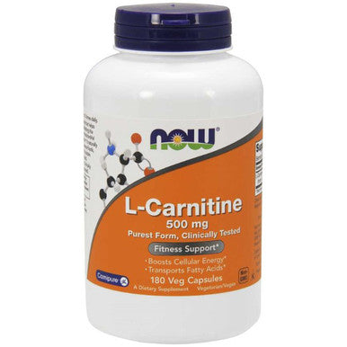 NOW L-Carnitine 500mg 180vc