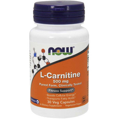 NOW L-Carnitine 500mg 30vc