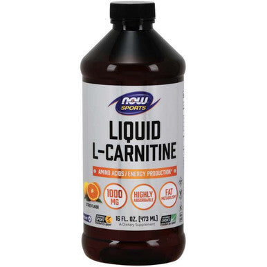 NOW L-Carnitine Liquid 1,000 mg Citrus 16oz