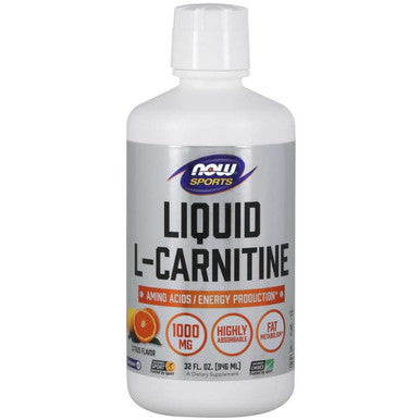 NOW L-Carnitine Liquid 1,000 mg Citrus 32 oz.