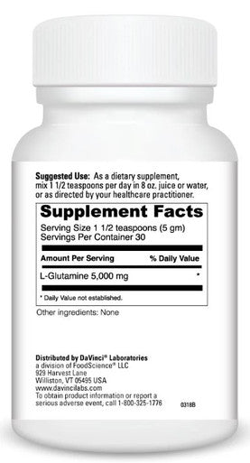 DaVinci Laboratories L-Glutamine Powder 30c