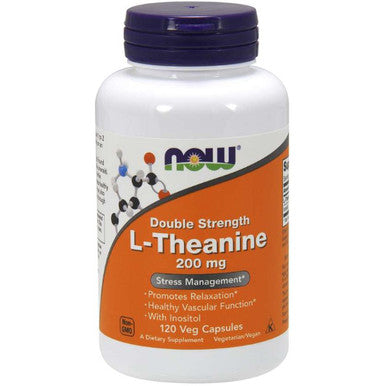 NOW L-Theanine 200mg Double Strength 120vc