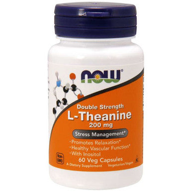 NOW L-Theanine 200mg Double Strength 60vc