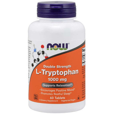 NOW L-Tryptophan 1,000mg Double Strength 60t